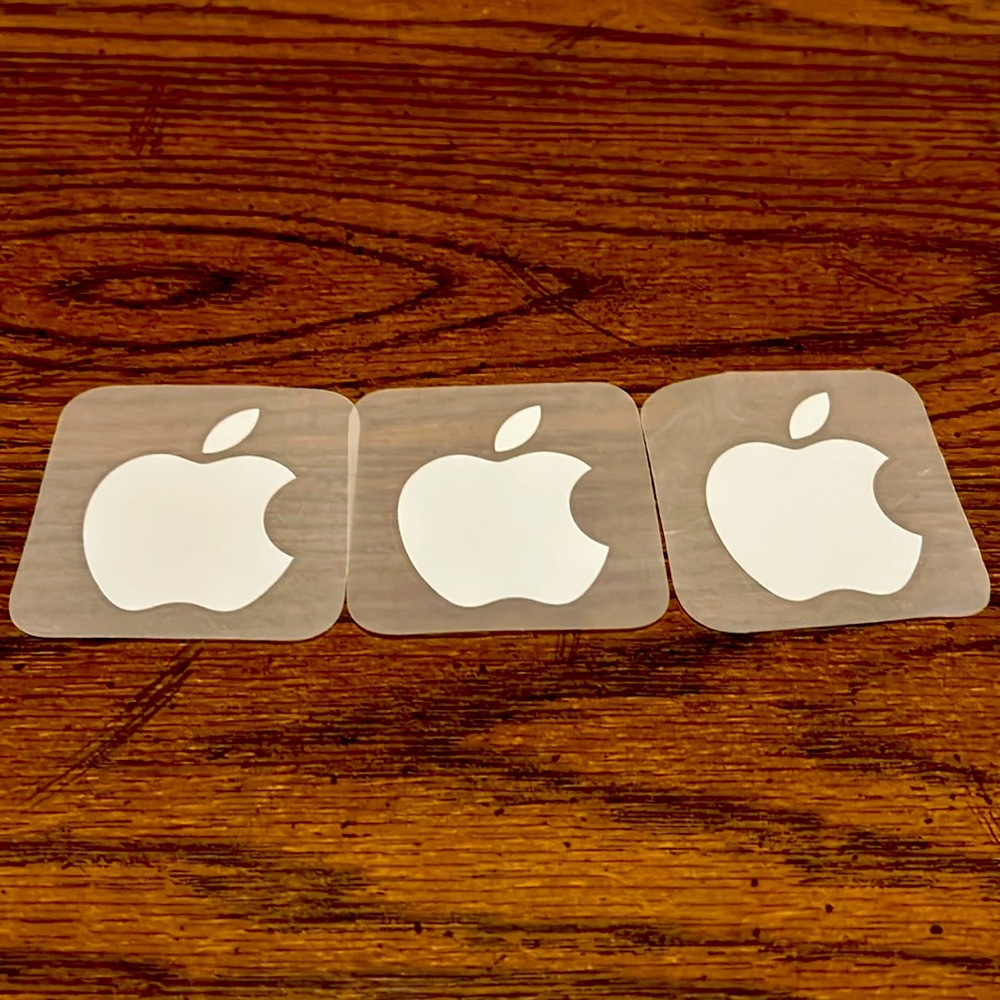 I am selling apple stickers just in case people want to collect them